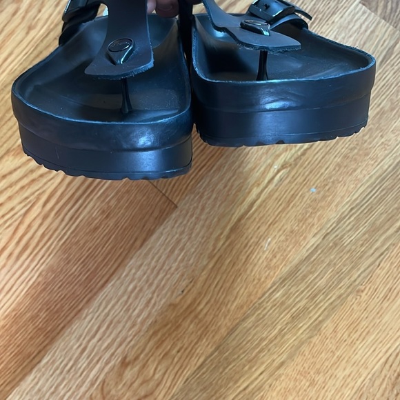 Birkenstock Gizeh PAP Flex Platform Leather Sandals Size 9 NWT - Picture 13 of 16